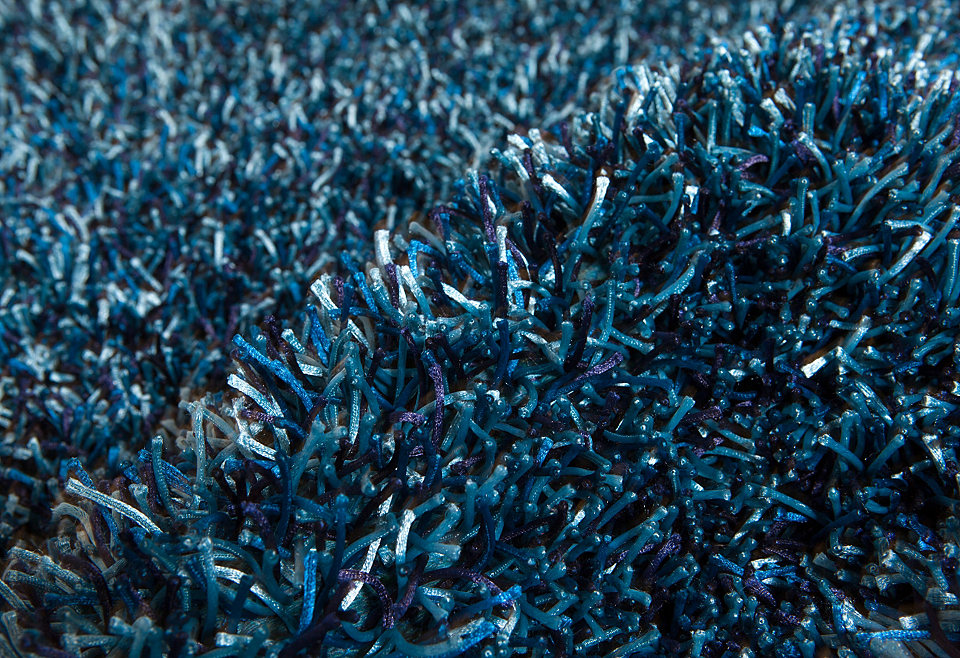 Ručně tkaný koberec Flamenco 300 Azure